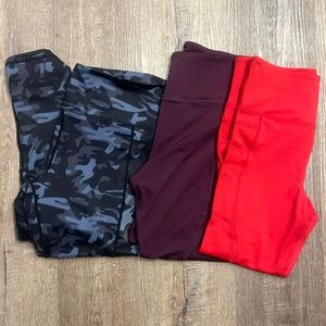 Set of 3 zyia active leggings workout